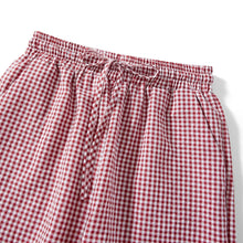 Load image into Gallery viewer, Gingham Lounge Pant- Red
