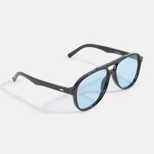 Load image into Gallery viewer, Double Bridge Detail Oversized Aviator Sunglasses
