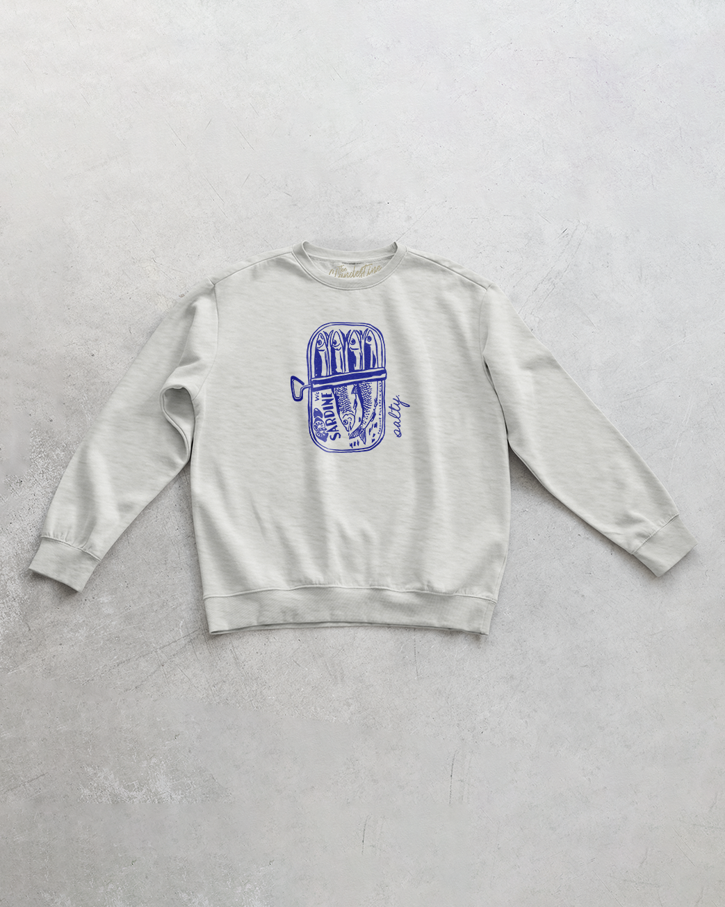 Salty Sardines Oversized Sustainable Sweatshirt
