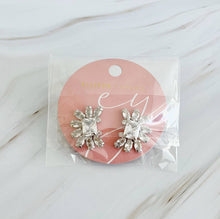 Load image into Gallery viewer, Shine Crusted Jewel Stud Earrings
