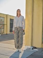 Load image into Gallery viewer, Aaron &amp; Amber Leopard Relaxed Fit Pull-on Pant
