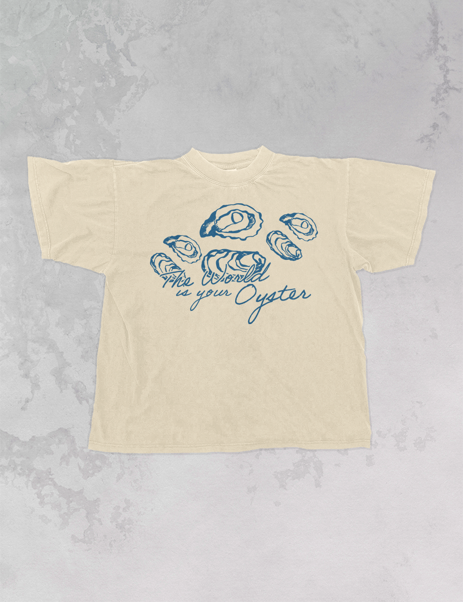 The World is Your Oyster Oversized TShirt