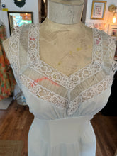 Load image into Gallery viewer, Vintage Blue Lace Slip Dress
