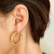 Load image into Gallery viewer, Sedona Twisted Hoop Earrings
