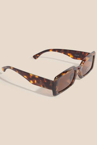 Thick Rectangular Frame Sunglasses