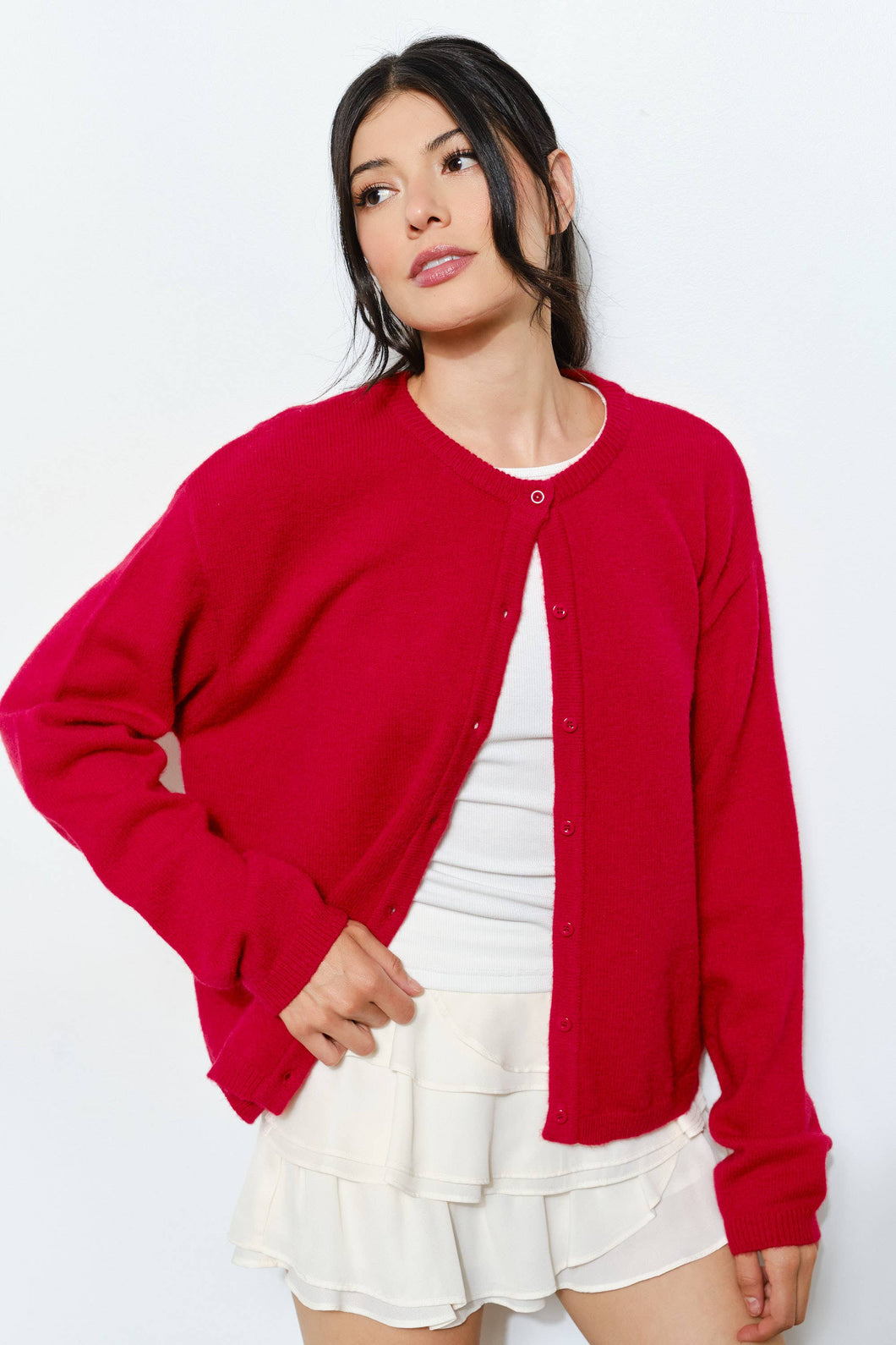 Pretty Garbage Lightweight Oversized Cardigan