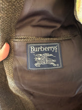 Load image into Gallery viewer, Vintage Burberry Brown Plaid Men’s Blazer
