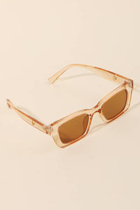 Rectangular Acetate Sunglasses