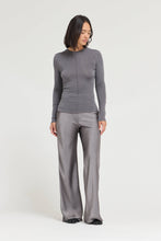 Load image into Gallery viewer, Grade &amp; Gather Flare Bias Satin Pant
