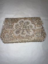 Load image into Gallery viewer, Vintage Cream Sequin Ivory Beaded Clutch
