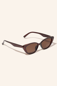 Narrow Cat Eye Frame Sunglasses