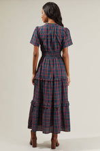 Load image into Gallery viewer, Sugarlips Plaid Palmer Poplin Tiered Maxi Dress
