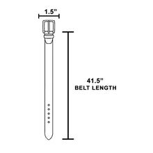 Load image into Gallery viewer, Wide Vegan Leather Whipstitch Edge Belt
