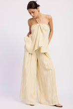 Load image into Gallery viewer, Emory Linen Watercolor Halter Tank Top
