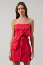 Load image into Gallery viewer, Sugarlips Strapless Bow Mini Dress
