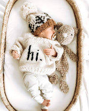 Load image into Gallery viewer, Hi. Crew Neck Sweater Baby &amp; Toddler
