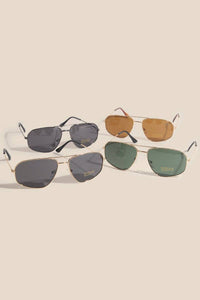 Sporty Wire Aviator Sunglasses