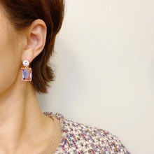 Load image into Gallery viewer, Banquet In Castle Jewel Earrings: Blush Pink
