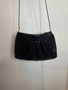 Vintage Shimmer Black Purse