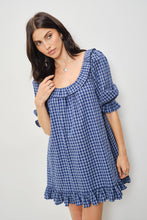 Load image into Gallery viewer, Pretty Garbage Cotton Gingham Babydoll Dress
