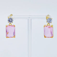 Load image into Gallery viewer, Banquet In Castle Jewel Earrings: Blush Pink
