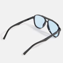 Load image into Gallery viewer, Double Bridge Detail Oversized Aviator Sunglasses
