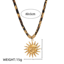 Load image into Gallery viewer, Leopard Velvet Cord Necklace
