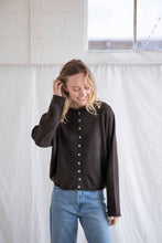 Load image into Gallery viewer, Soft Lightweight Chocolate Piper Cardigan
