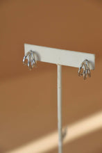 Load image into Gallery viewer, Katie Waltman Silver Triple Hoop Studs
