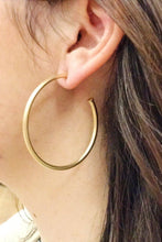 Load image into Gallery viewer, The Best Of Hoops Earrings: Matte Gold
