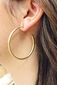 The Best Of Hoops Earrings: Matte Gold