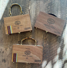 Load image into Gallery viewer, Handmade Cigar Box Purse
