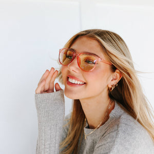 Blue Light Blocker Glasses: Retro Teal Frame