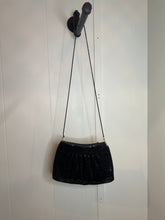 Load image into Gallery viewer, Vintage Shimmer Black Purse
