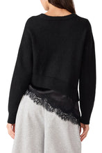 Load image into Gallery viewer, Steve Madden Aries Lace Hem Sweater
