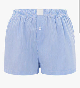 Stripe Boxer Short- Blue