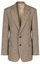 Load image into Gallery viewer, Vintage Herringbone Wool Blazer Jacket
