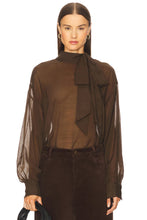 Load image into Gallery viewer, Steve Madden Sutton Tie Neck Top
