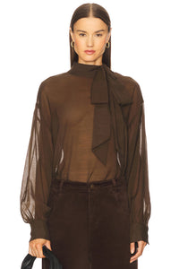 Steve Madden Sutton Tie Neck Top