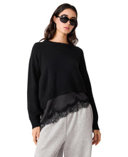 Load image into Gallery viewer, Steve Madden Aries Lace Hem Sweater
