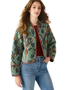 Steve Madden Adalynn Quilted Open Front Jacket