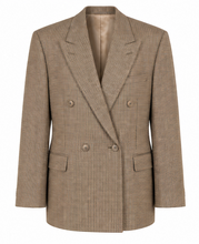 Load image into Gallery viewer, Vintage Plaid Double Breasted Blazer
