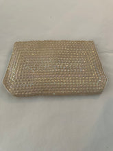 Load image into Gallery viewer, Vintage Cream Sequin Ivory Beaded Clutch
