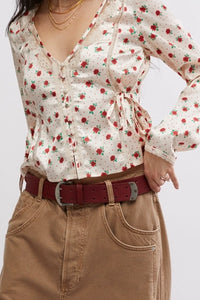 Free People WTF Double Cross Belt