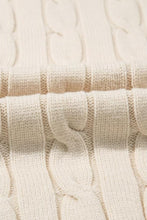 Load image into Gallery viewer, Cable Knit Vneck Collared Vest
