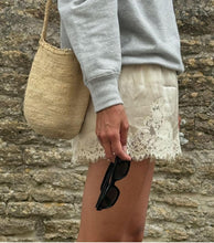 Load image into Gallery viewer, Satin Lace Trim Shorts
