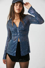 Load image into Gallery viewer, Free People Sequin Shirtee
