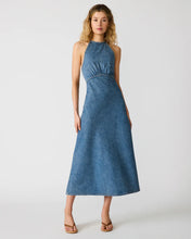 Load image into Gallery viewer, Steve Madden Vilma Denim Halter Midi Dress
