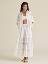 Load image into Gallery viewer, Steve Madden Lace Trim Maxi Skirt

