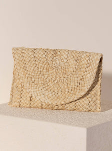 Simonetta Clutch: Natural